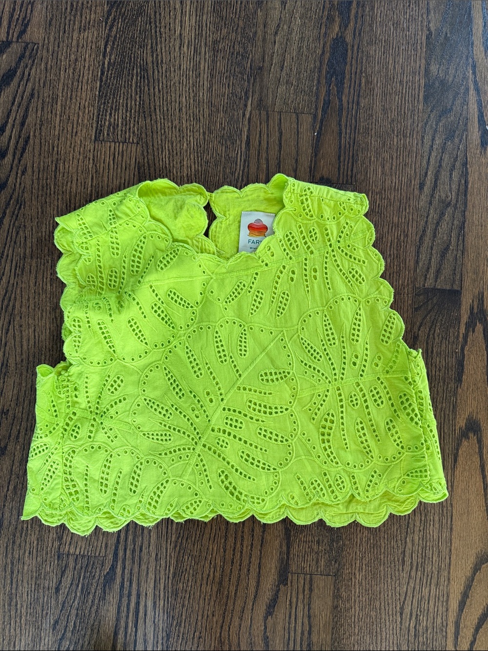 Farm Rio Green Monstera Eyelet Set - Picture 10 of 14